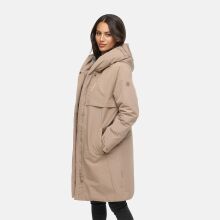 Navahoo Domingaa Damen Winter Parka  Taupe Grey Größe XS - Gr. 34