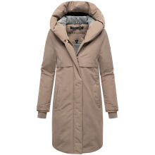 Navahoo Domingaa Damen Winter Parka  Taupe Grey Größe XS - Gr. 34