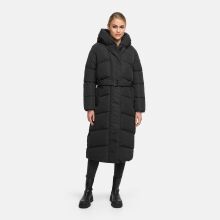 Navahoo Eisblick Damen Winter Steppmantel  Schwarz-Größe S - Gr. 36