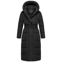 Navahoo Eisblick Damen Winter Steppmantel  Schwarz-Größe S - Gr. 36