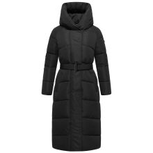 Navahoo Eisblick Damen Winter Steppmantel  Schwarz-Größe S - Gr. 36