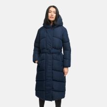 Navahoo Eisblick Damen Winter Steppmantel  Navy-Größe S - Gr. 36