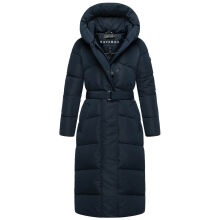 Navahoo Eisblick Damen Winter Steppmantel  Navy-Größe S - Gr. 36
