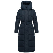 Navahoo Eisblick Damen Winter Steppmantel  Navy-Größe S - Gr. 36