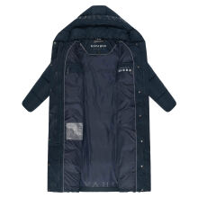 Navahoo Eisblick Damen Winter Steppmantel  Navy-Größe S - Gr. 36