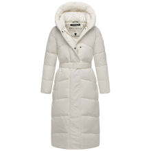Navahoo Eisblick Damen Winter Steppmantel  Offwhite-Größe S - Gr. 36