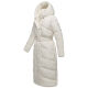 Navahoo Eisblick Damen Winter Steppmantel  Offwhite-Größe S - Gr. 36