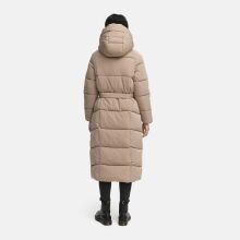Navahoo Eisblick Damen Winter Steppmantel  Taupe Grey-Größe S - Gr. 36