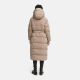 Navahoo Eisblick Damen Winter Steppmantel  Taupe Grey-Größe S - Gr. 36