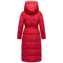 Navahoo Eisblick Damen Winter Steppmantel  Deep Red-Größe S - Gr. 36