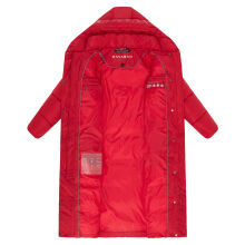 Navahoo Eisblick Damen Winter Steppmantel  Deep Red-Größe S - Gr. 36