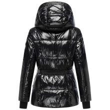 Navahoo Eisglanz Damen Winter Steppjacke  Schwarz Größe XS - Gr. 34