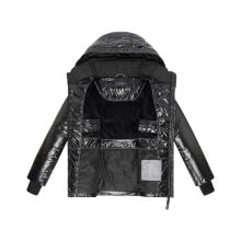 Navahoo Eisglanz Damen Winter Steppjacke  Schwarz Größe XS - Gr. 34