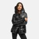 Navahoo Eisglanz Damen Winter Steppjacke  Schwarz Größe XS - Gr. 34