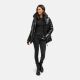 Navahoo Eisglanz Damen Winter Steppjacke  Schwarz Größe XS - Gr. 34