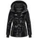 Navahoo Eisglanz Damen Winter Steppjacke  Schwarz Größe XS - Gr. 34