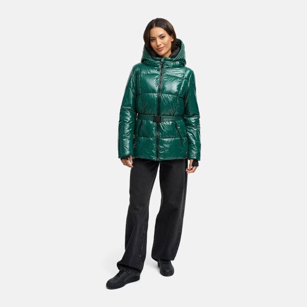 Navahoo Eisglanz Damen Winter Steppjacke  Evergreen Größe XS - Gr. 34
