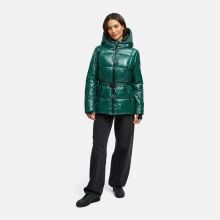 Navahoo Eisglanz Damen Winter Steppjacke  Evergreen Größe XS - Gr. 34