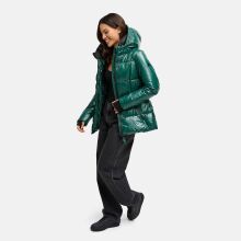 Navahoo Eisglanz Damen Winter Steppjacke  Evergreen Größe XS - Gr. 34
