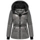 Navahoo Eisglanz Damen Winter Steppjacke  Grey Größe XS - Gr. 34