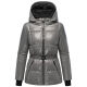 Navahoo Eisglanz Damen Winter Steppjacke  Grey Größe XS - Gr. 34