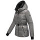 Navahoo Eisglanz Damen Winter Steppjacke  Grey Größe XS - Gr. 34
