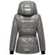 Navahoo Eisglanz Damen Winter Steppjacke  Grey Größe XS - Gr. 34