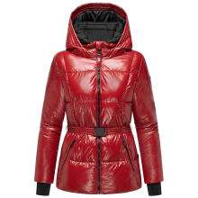 Navahoo Eisglanz Damen Winter Steppjacke  Dark Red Größe XS - Gr. 34