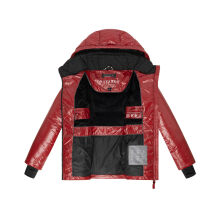 Navahoo Eisglanz Damen Winter Steppjacke  Dark Red Größe XS - Gr. 34