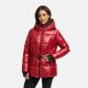 Navahoo Eisglanz Damen Winter Steppjacke  Dark Red Größe XS - Gr. 34