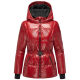Navahoo Eisglanz Damen Winter Steppjacke  Dark Red Größe XS - Gr. 34