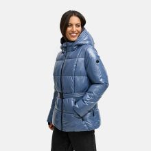 Navahoo Eisglanz Damen Winter Steppjacke  Dusty Blue Größe XS - Gr. 34