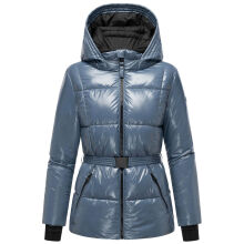 Navahoo Eisglanz Damen Winter Steppjacke  Dusty Blue Größe XS - Gr. 34