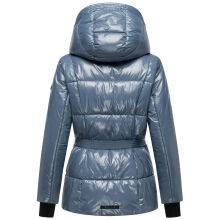 Navahoo Eisglanz Damen Winter Steppjacke  Dusty Blue Größe XS - Gr. 34