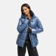 Navahoo Eisglanz Damen Winter Steppjacke  Dusty Blue Größe XS - Gr. 34