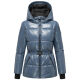 Navahoo Eisglanz Damen Winter Steppjacke  Dusty Blue Größe XS - Gr. 34