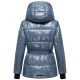 Navahoo Eisglanz Damen Winter Steppjacke  Dusty Blue Größe XS - Gr. 34