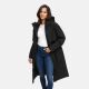 Navahoo Eismelodie Damen Winter Parka  Schwarz Größe S - Gr. 36