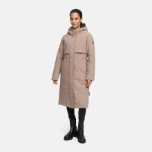 Navahoo Eismelodie Damen Winter Parka  Taupe Grey Größe S - Gr. 36