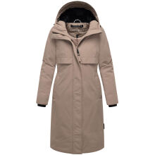 Navahoo Eismelodie Damen Winter Parka  Taupe Grey Größe S - Gr. 36