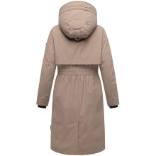 Navahoo Eismelodie Damen Winter Parka  Taupe Grey Größe S - Gr. 36