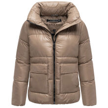 Navahoo Eispracht Damen Winter Steppjacke  Taupe Grey Größe S - Gr. 36