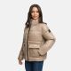 Navahoo Eispracht Damen Winter Steppjacke  Taupe Grey Größe S - Gr. 36