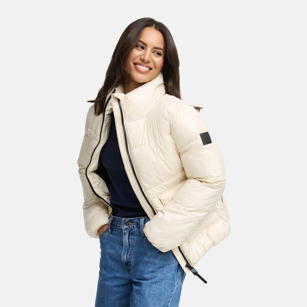 Navahoo Eispracht Damen Winter Steppjacke  Cream Größe S - Gr. 36