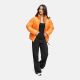 Navahoo Eispracht Damen Winter Steppjacke  Orange Größe S - Gr. 36