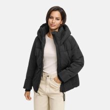 Navahoo Flüsterfee Damen Winter Jacke  Schwarz-Größe S - Gr. 36