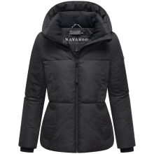 Navahoo Flüsterfee Damen Winter Jacke  Schwarz-Größe S - Gr. 36