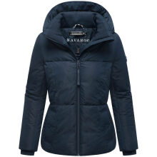 Navahoo Flüsterfee Damen Winter Jacke  Navy-Größe S - Gr. 36