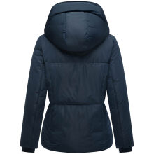 Navahoo Flüsterfee Damen Winter Jacke  Navy-Größe S - Gr. 36
