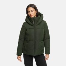Navahoo Flüsterfee Damen Winter Jacke  Dark Olive-Größe S - Gr. 36